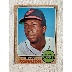 1968 TOPPS #500 FRANK ROBINSON VG CONDITION VINTAGE BASEBALL CARD HOF